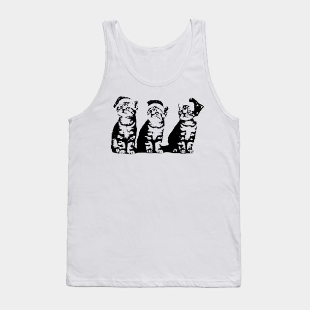 Christmas cute cats Tank Top by andytruong